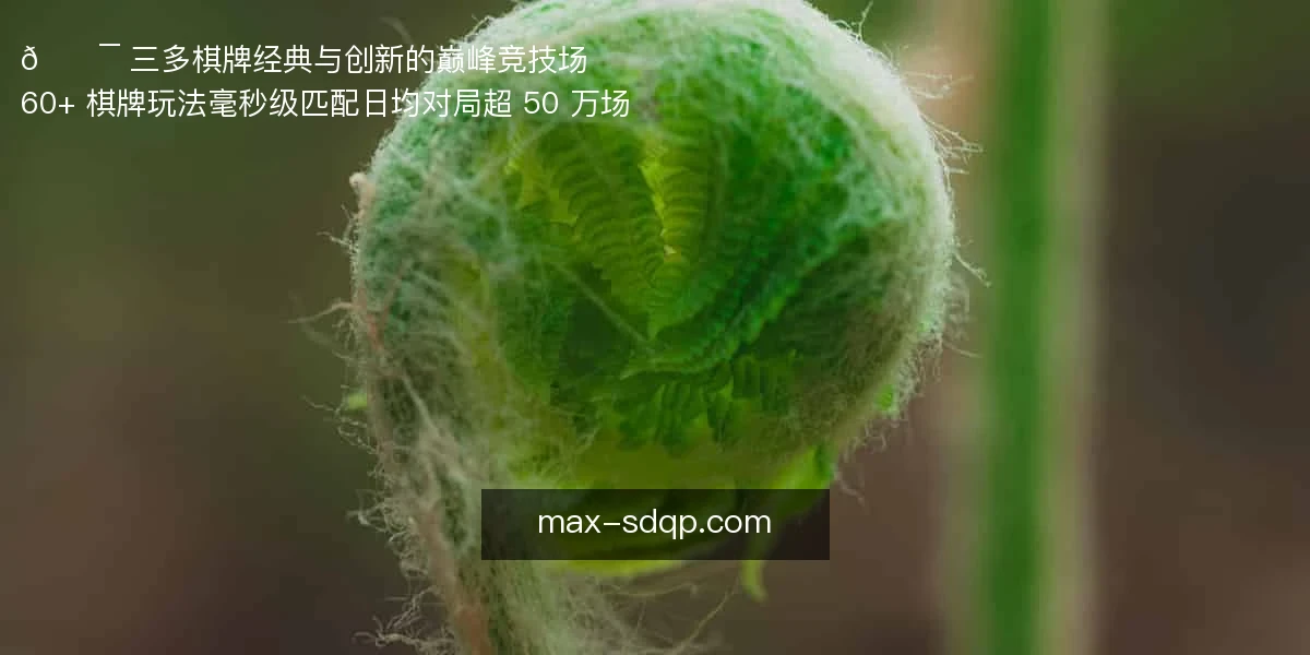 🎯 三多棋牌：经典与创新的巅峰竞技场